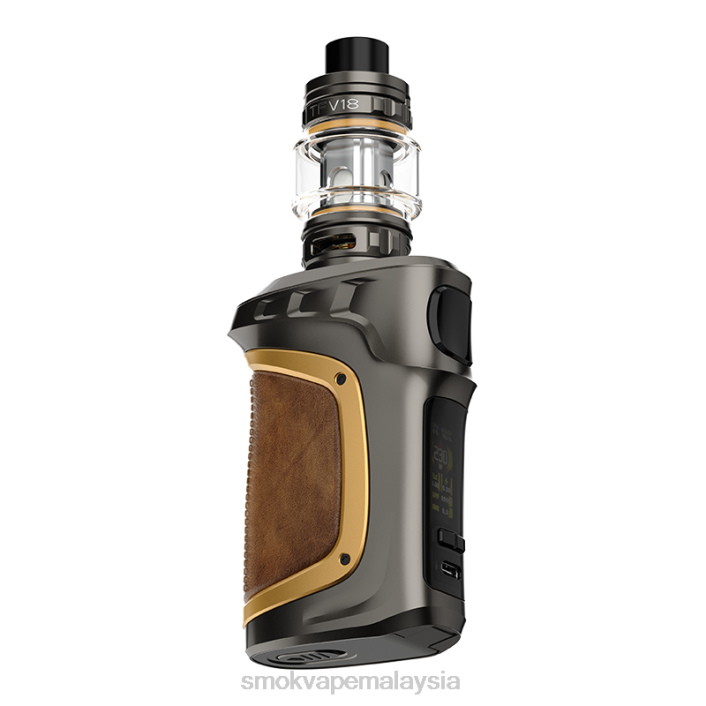 SMOK MAG-18 kit gun metal emas leter | SMOK Vape Mod 4TBV78