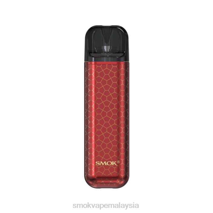 SMOK NOVO kit 2s baju besi merah | SMOK Vape Disposable 4TBV137