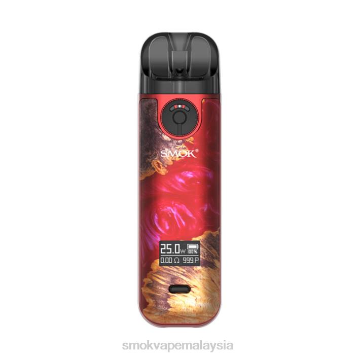 SMOK NOVO 4 kit kayu penstabil merah | SMOK Vape Tank 4TBV229